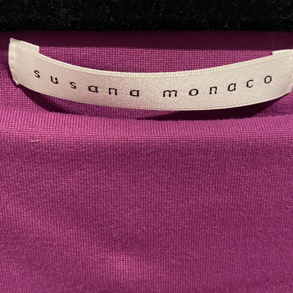 Susana Monaco Wide Nexk Flare Sleeve Top, S - Picture 2 of 4